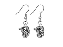 Human Brain Earrings, Anatomy Jewelry in Pewter