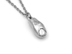 Big Toe Necklace, Human Foot Anatomy Jewelry in Pewter