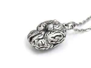 Human Brain Necklace, Psychologist Pendant, Anatomy Jewelry