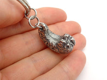 Cashew Keychain, Nut Nature Keyring in Pewter