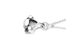 Small Cervical Vertebra Necklace, Anatomy Jewelry in Sterling Silver