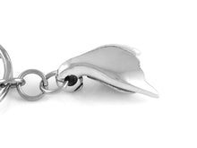 Clitoris Keychain, Female Sexuality Keyring in Pewter