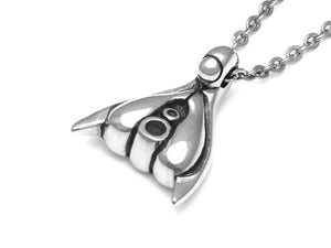 Clitoris Necklace, Clitorial Erotic Sexuality Jewelry in Pewter