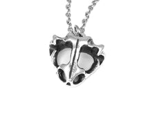 Frog Skull Necklace, Animal Skeleton Jewelry in Pewter