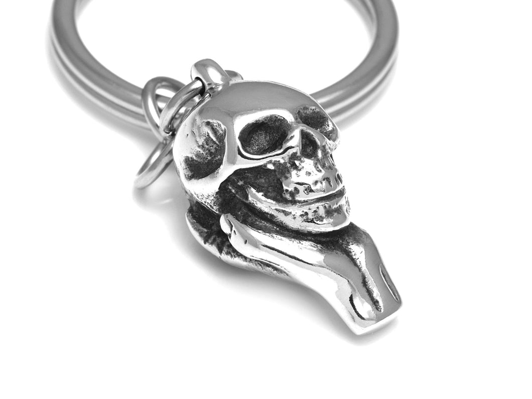 Hamlet Keychain, Shakespeare Keyring in Pewter