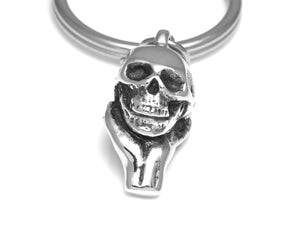 Hamlet Keychain, Shakespeare Keyring in Pewter