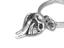 Hamlet Keychain, Shakespeare Keyring in Pewter