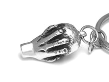 Hamlet Keychain, Shakespeare Keyring in Pewter