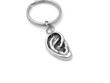 Human Ear Keychain, Hearing Anatomy Key Ring