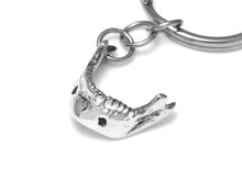 Human Mandible Keychain, Anatomy Keyring in Pewter