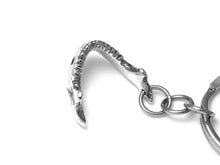 Human Mandible Keychain, Anatomy Keyring in Pewter