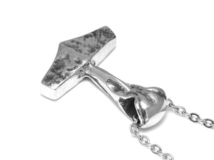 Mjolnir Thor's Hammer Necklace, Viking Jewelry in Pewter