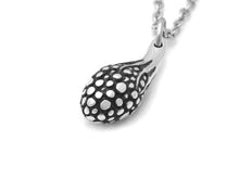 Ovary Necklace, Fertility Anatomical Jewelry in Pewter