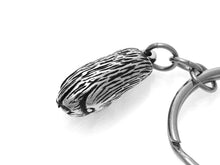 Rabbit Paw Keychain, Animal Keyring in Pewter