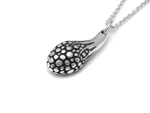 Ovary Necklace, Female Anatomy Jewelry in Sterling Silver