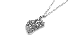 Small Anatomical Heart Necklace, Nurse and Doctor Jewelry