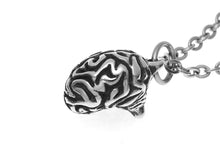 Small Human Brain Necklace, Anatomy Jewelry