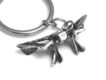 Sphenoid Bone Keychain, Human Skeleton Keyring in Pewter