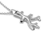 Blood Vessel Charm Necklace, Anatomy Jewelry in Sterling Silver