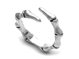 Phalanx Finger Bone Ring, Anatomy Jewelry in Sterling Silver