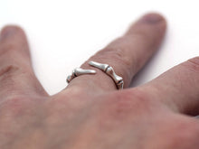 Phalanx Finger Bone Ring, Anatomy Jewelry in Sterling Silver