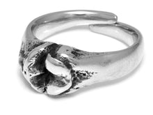Tibia and Femur Bone Ring, Anatomy Jewelry in Pewter