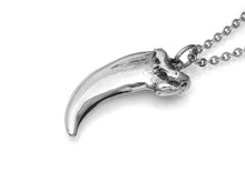 Wolf Claw Necklace, Animal Jewelry in Pewter
