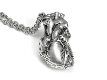 Anatomical Heart Necklace, Human Anatomy Jewelry