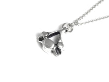 Small Cervical Vertebra Necklace, Anatomy Jewelry in Sterling Silver
