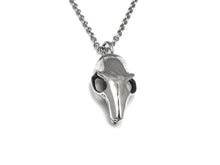 Chipmunk Skull Necklace, Animal Jewelry in Pewter