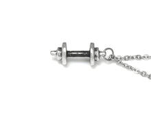 Barbell Necklace, Dumbbell Jewelry