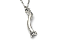 Clavicle Bone Necklace, Human Anatomy Jewelry in Pewter