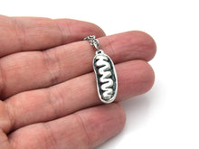 Mitochondrion Pendant Necklace, Biology Jewelry