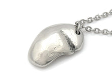 Human Spleen Necklace, Anatomical Jewelry in Pewter
