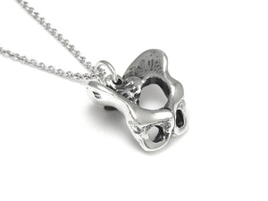 Pelvis Necklace, Anatomical Jewelry in Sterling Silver