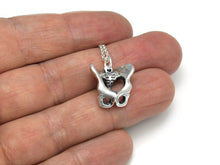 Pelvis Necklace, Anatomical Jewelry in Sterling Silver