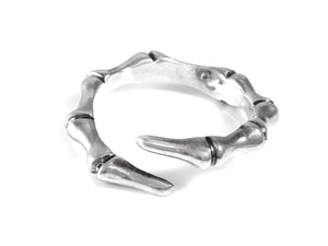 Phalanx Finger Bone Ring, Anatomy Jewelry in Sterling Silver