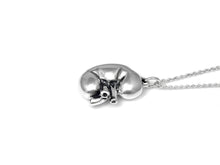 Kidney Necklace, Anatomical Jewelry in Sterling Silver