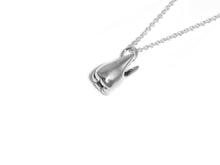 Molar Tooth Pendant Necklace, Dentist Jewelry in Sterling Silver