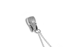 Molar Tooth Pendant Necklace, Dentist Jewelry in Sterling Silver