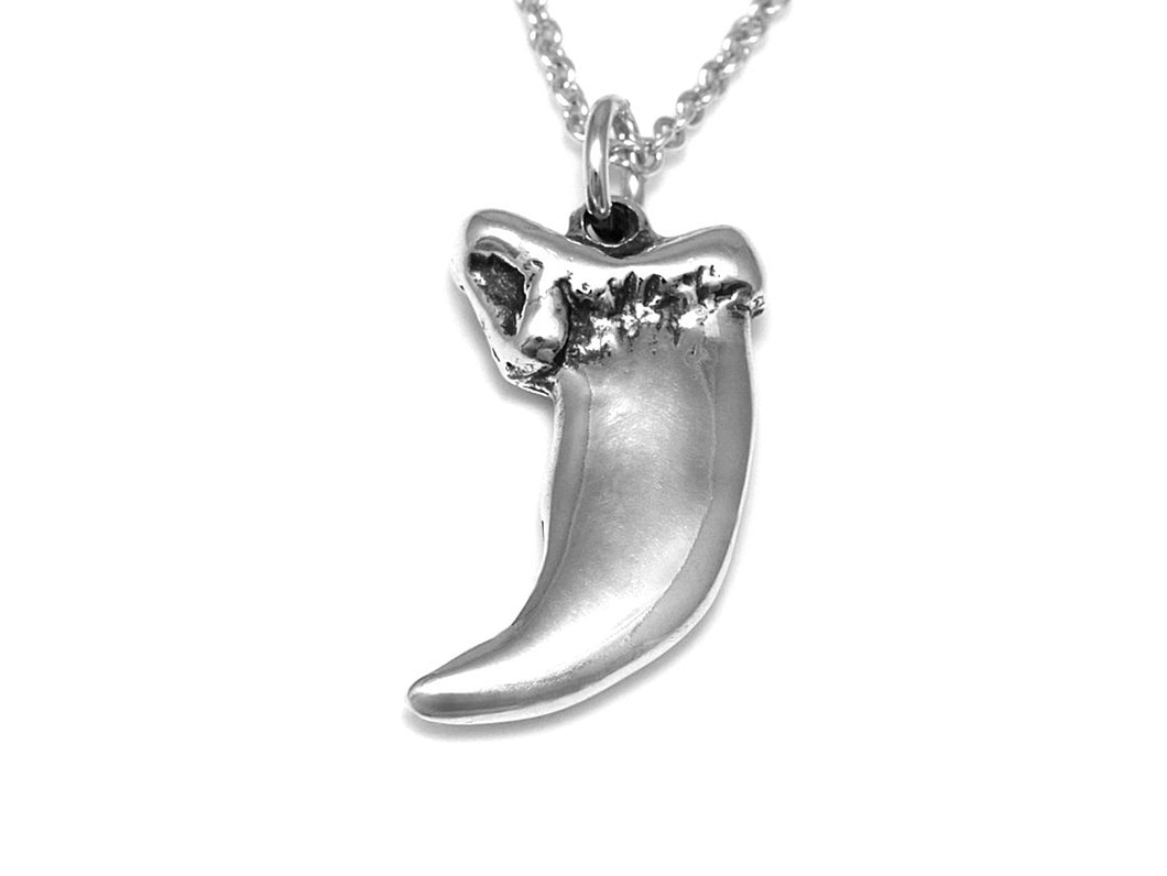 Wolf Claw Necklace, Animal Jewelry in Sterling Silver