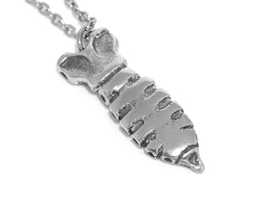 Sternum Bone Pendant Necklace, Ribcage Anatomy Jewelry