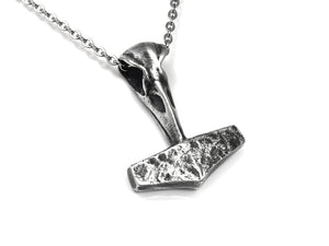 Mjolnir Thor's Hammer Necklace, Viking Jewelry in Pewter